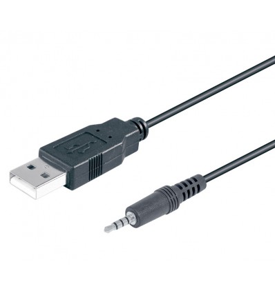 CONEX. JACK MACHO DE 3.5 DIGITAL A USB 1.5 mts.