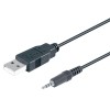 CONEX. JACK MACHO DE 3.5 DIGITAL A USB 1.5 mts.